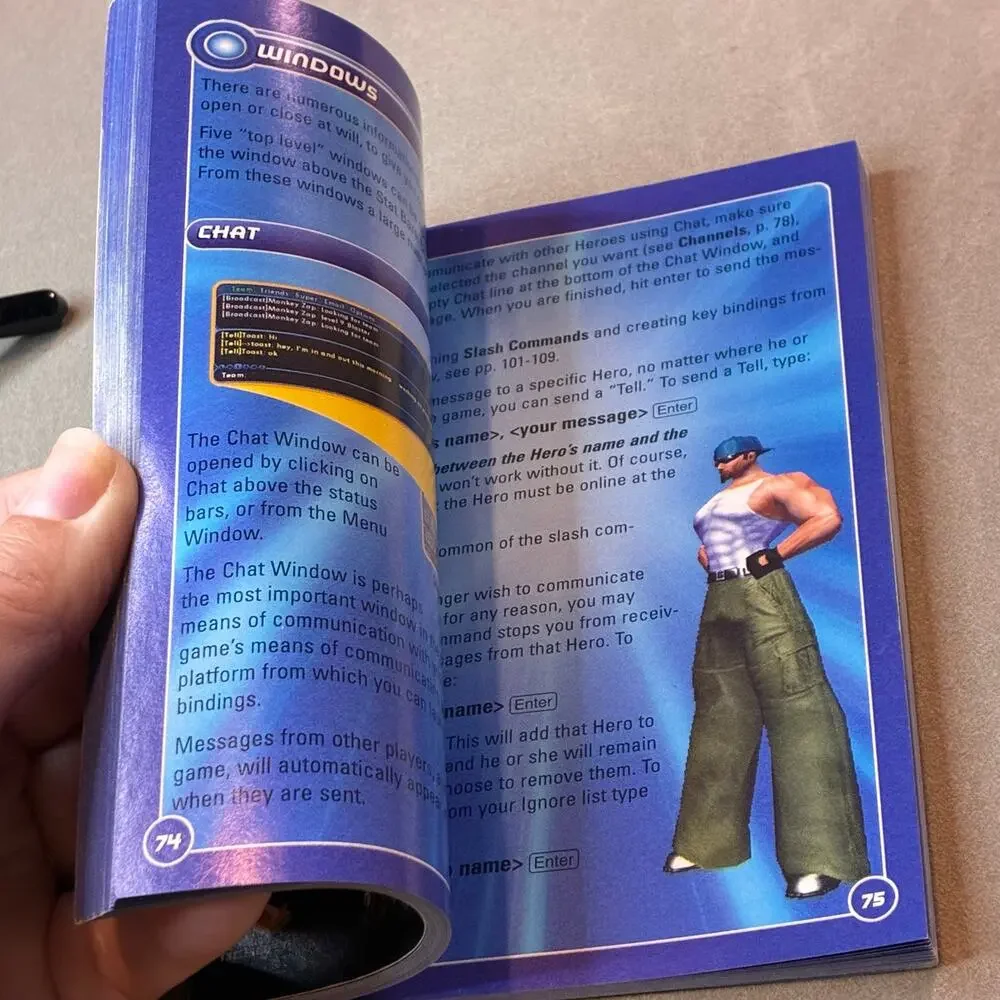 City of Heroes PC Game Manual Original NCSoft Cryptic Studios MMO Guide